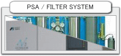 PSA 窒素ガス発生装置・フィルターシステム